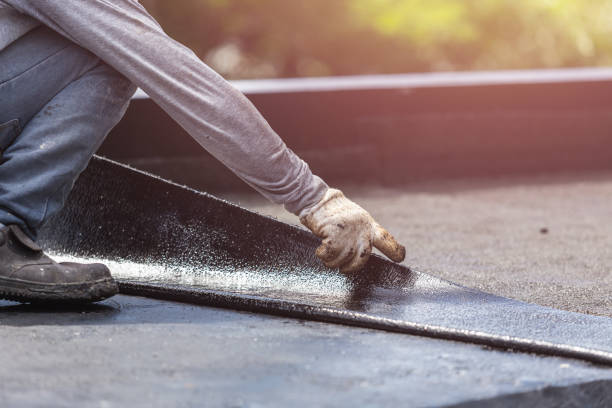 Professional Exterior Waterproofing technician working in Pardeeville, WI